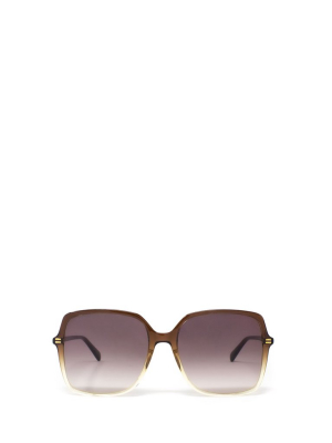 Gucci Eyewear Oversized Square Frame Sunglasses