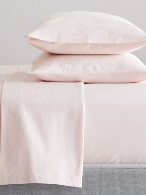 Organic Washed Cotton Percale Pillowcases (set Of 2)