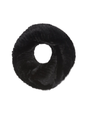 The Furever Knitted Mink Fur Infinity Scarf