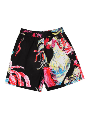 Msgm Printed Bermuda Shorts