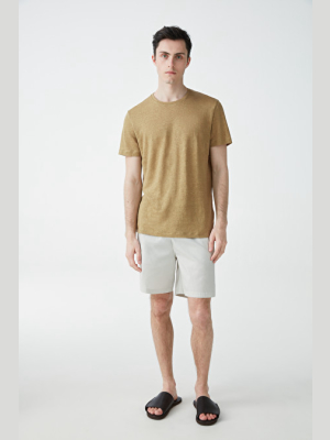 Short-sleeved Linen T-shirt