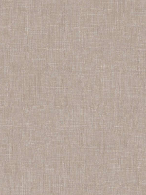 Meridith Faux Fabric Wallpaper In Taupe, Beige, And Grey By Bd Wall