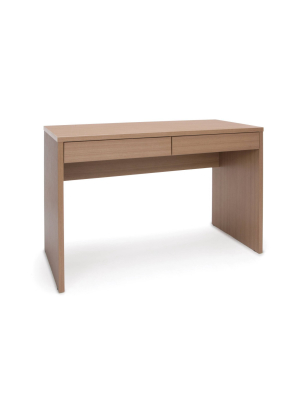 2-drawer Solid Panel Office Desk Harvest - Ofm