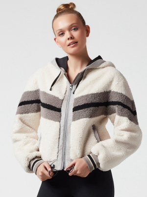 Faux Shearling Hoody