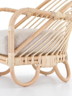 Four Hands Marina Rattan Chair - Natural