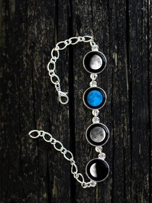 Tetrad Moon Charm Bracelet