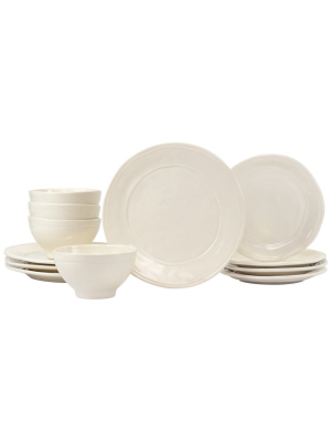 Vietri Fresh Linen 12-piece Place Setting