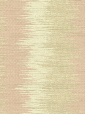 Zigzag Wallpaper In Coral Rays From The Nouveau Collection By Wallquest