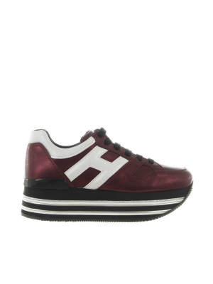 Hogan Logo Detail Platform Sneakers