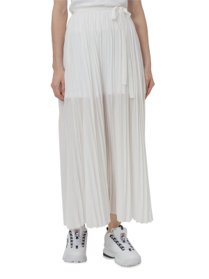 Fila Pleated Tie-waist Skirt