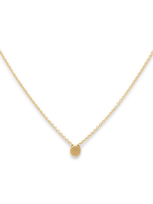 Tiny Ity Gold Circle Necklace