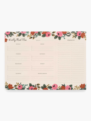 Rosa Meal Planner Notepad