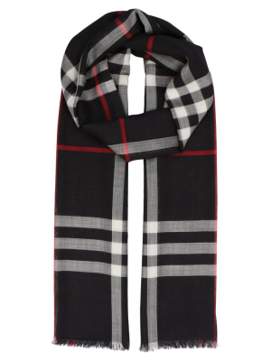 Burberry Lightweight Checked Scarf