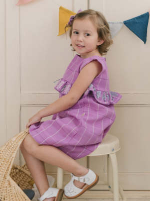 Clara Girl Dress In Lavanda Niñas