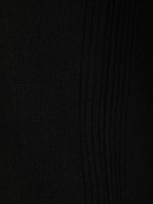 Rick Owens Drawstring Knit Hoodie