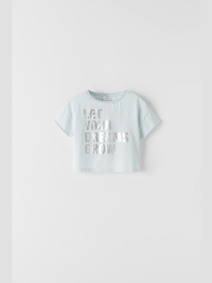 Foil Text T-shirt