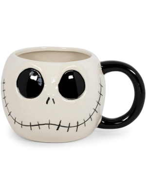 The Nightmare Before Christmas Jack Skellington Sculpted Coffee Mug | 20 Ounces