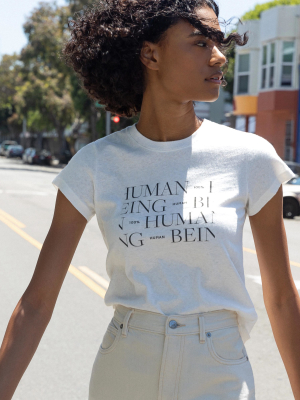 The 100% Human Being Human Tee