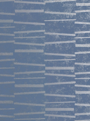 Luminescence Abstract Stripe Wallpaper In Blue From The Polished Collection By Brewster Home Fashions