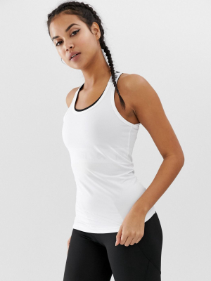 Hiit Taped Tank In White