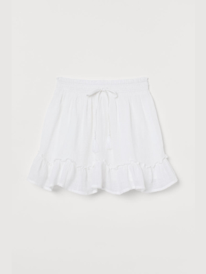 Short Cotton Skirt