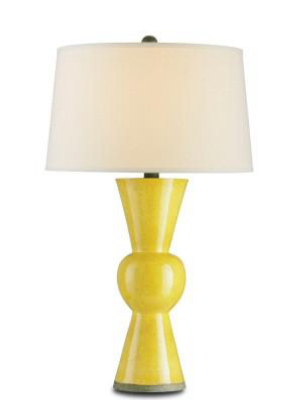 Upbeat Table Lamp In Yellow