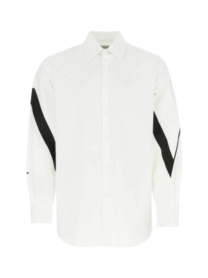 Valentino	vltn-printed Curved Hem Shirt