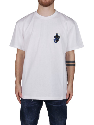 Jw Anderson Anchor Logo Patched T-shirt