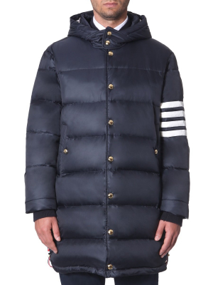 Thom Browne 4-bar Hooded Puffer Coat