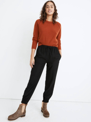 Drapey Seamed Track Trousers