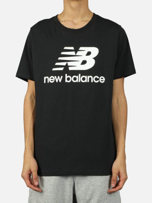 New Balance Nb Althetics Split Stack Logo Tee