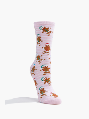 Girls Gingerbread Crew Socks (kids)