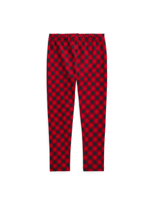 Buffalo Check Stretch Jersey Legging