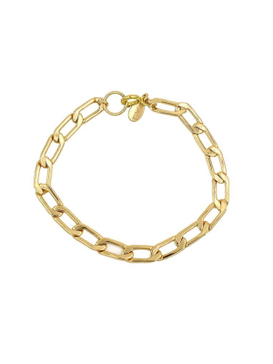 Paradigm <br> Main Chain Gold-plated Bracelet