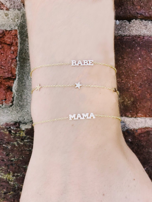 14k Itty Bitty Stars Bracelet