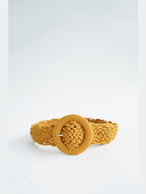 Crochet-effect Belt