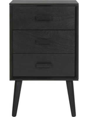 Porter 3 Drawer Chest Black