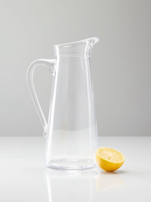 Tall Glass Pitcher