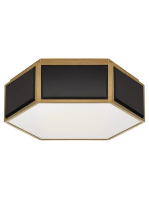 Bradford Small Hexagonal Flush Mount In Various Colors