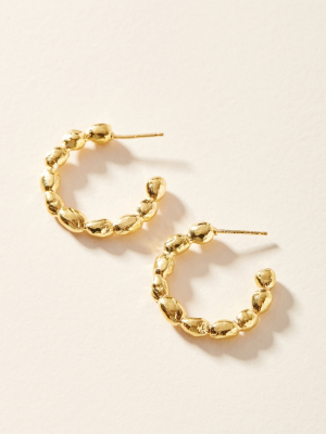 Two Hills No. 42 Huggie Hoop Earrings