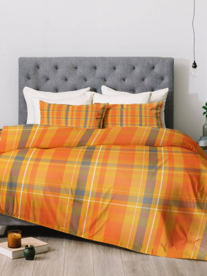 Deny Designs Allyson Johnson Fall Time Plaid Comforter Set