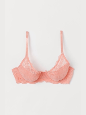 Padded Underwire Lace Bra