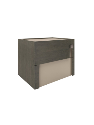 Logos 2-drawer Nightstand