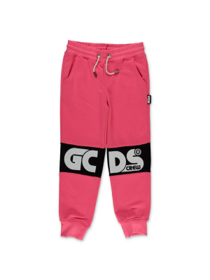 Gcds Kids Logo Printed Track Pants