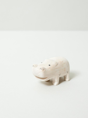 Wooden Animal - Hippo