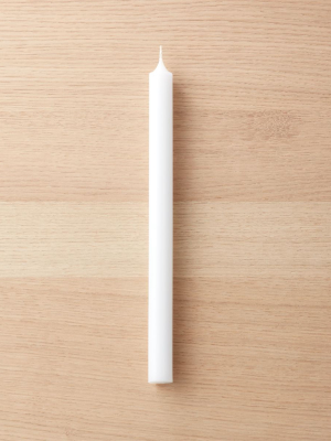 White Taper Candle