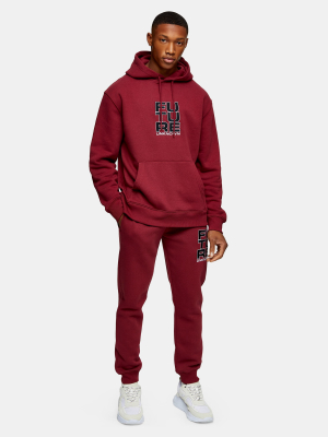 Red Future Print Tracksuit