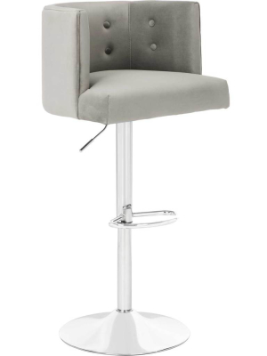 Zain Adjustable Bar Stool Light Gray