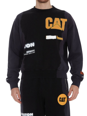 Heron Preston X Caterpillar Crewneck Sweatshirt