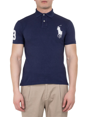 Polo Ralph Lauren Oversized Embroidered Logo Polo Shirt